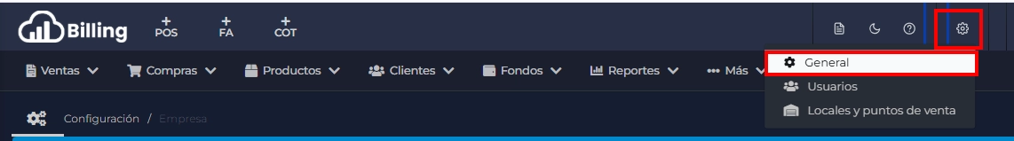 BILLING EMPRESA