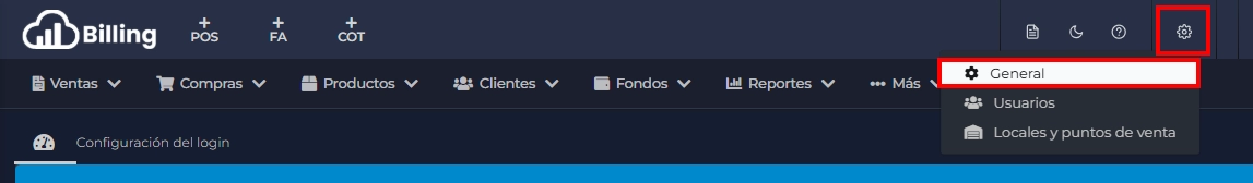 Login Billing