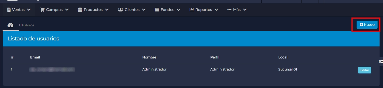 Usuarios Billing